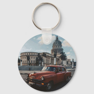 Porte-clés Voiture Classique Vintage La Havane Cuba