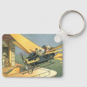 Porte-clés Voiture convertible Steampunk de science-fiction v (Recto)