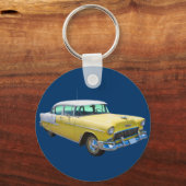 Porte-clés Voiture d'antiquité Chevrolet Bel Air 1955 (Recto)