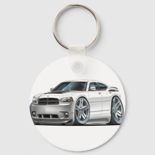 Porte-clés Voiture de blanc de Daytona de chargeur de Dodge