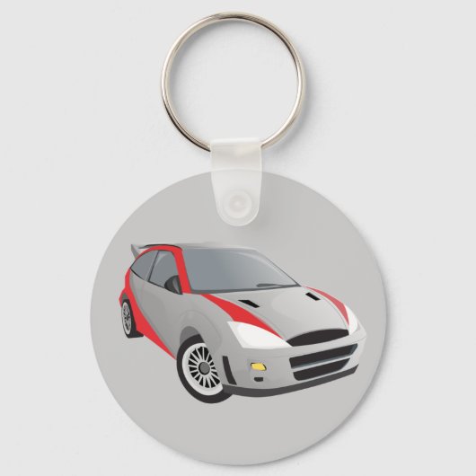 Porte-clés Voiture de rassemblement (Recto)