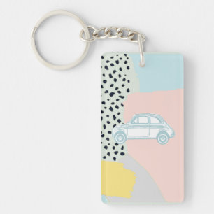 Porte-clés voiture de rêve vintage