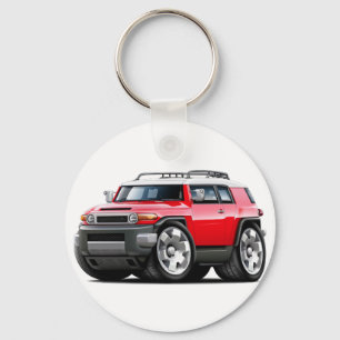 Porte-clés Voiture de rouge de croiseur des FJ