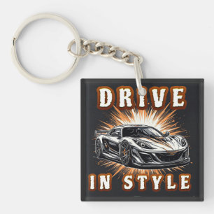 Porte-clés Voiture de sport avec énergie explosive