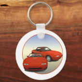 Porte-clés Voiture de sport Avenue Art Red (Recto)