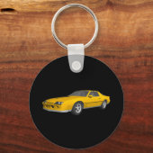 Porte-clés Voiture de sport Camaro 80s : 3D Modèle : Porte -  (Recto)