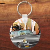 Porte-clés Voiture de sport classique (Recto)