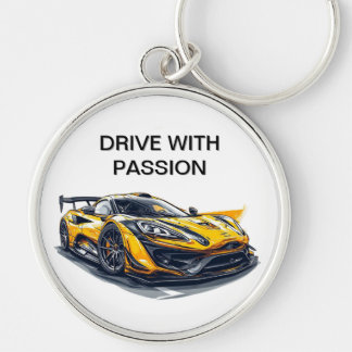 Porte-clés Voiture de sport dynamique avec design moderne