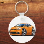 Porte-clés Voiture Dodge Dart Orange 2013 (Recto)
