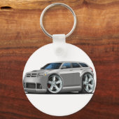Porte-clés Voiture Dodge Magnum Silver (Recto)