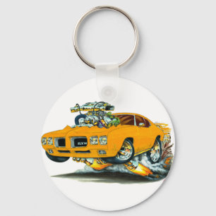 Porte-clés Voiture d'orange de 1970 GTO