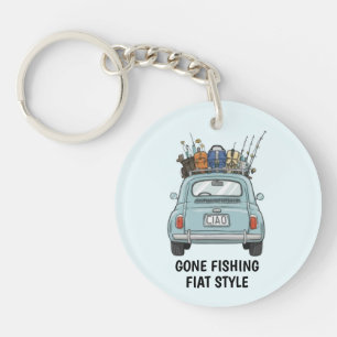 Porte-clés Voiture Fiat de pêche