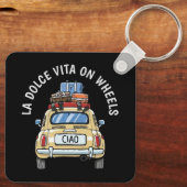 Porte-clés Voiture Fiat vintage (Verso)