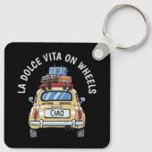 Porte-clés Voiture Fiat vintage (Dos)