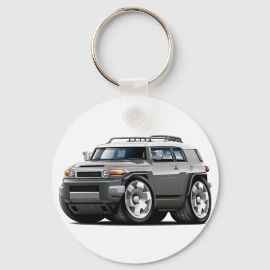 Porte-clés Voiture Fj Cruiser Grey (Recto)