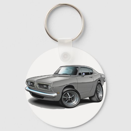 Porte-clés Voiture gris Barracuda 1967-69 (Recto)