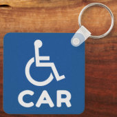 Porte-clés Voiture Handicapée (Verso)