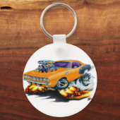 Porte-clés Voiture Hemi Cuda Orange 1971 (Recto)
