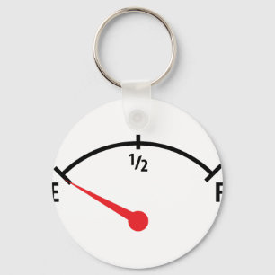Porte-clés voiture indicateur de réservoir de carburant vide