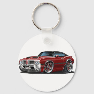 Porte-clés Voiture marron du sabre d'abordage 442 d'Olds