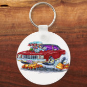 Porte-clés Voiture Monte Carlo Maroon 1972 (Recto)