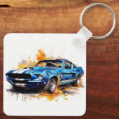 Porte-clés Voiture Musclée (Verso)