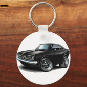 Porte-clés Voiture noire Barracuda 1967-69 (Recto)