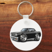 Porte-clés Voiture noire Chevelle 1964 (Recto)