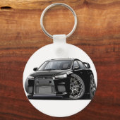 Porte-clés Voiture noire Evo (Recto)