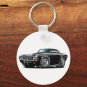 Porte-clés Voiture noire Impala 1969 (Recto)