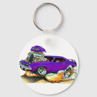 Porte-clés Voiture Plymouth Cuda Purple 1970