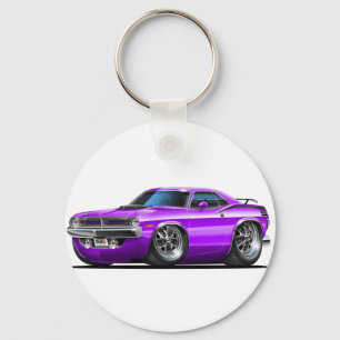 Porte-clés Voiture Plymouth Cuda Purple 1970