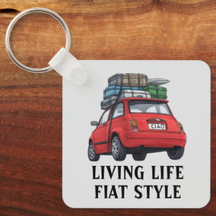 Porte-clés Voiture Red Fiat
