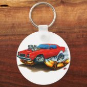 Porte-clés Voiture rouge Camaro 1974-78 (Recto)