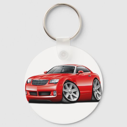 Porte-clés Voiture rouge Crossfire (Recto)