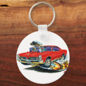 Porte-clés Voiture Rouge GTO 1966-67 (Recto)