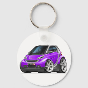 Porte-clés Voiture Smart Purple