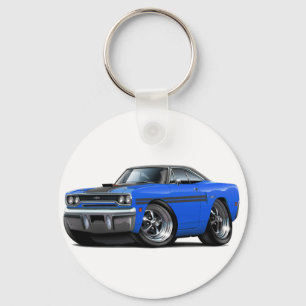 Porte-clés Voiture Top Plymouth GTX Blue-Black 1970