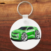 Porte-clés Voiture verte Camaro 2010-11 (Recto)