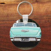 Porte-clés Voiture vintage rétro (Recto)