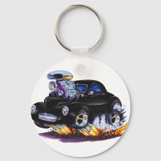 Porte-clés Voiture Willys Black 1941 (Recto)