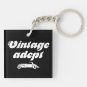 Porte-clés Voitures anciennes adeptes (Dos)