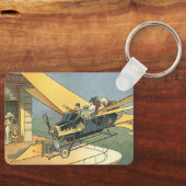 Porte-clés Voitures cabriolet Steampunk de science-fiction vi (Recto)