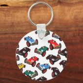 Porte-clés Voitures de course vintage (Recto)