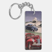 Porte-clés Voitures d'époque, Voyage sur la route des berline (Devant gauche)