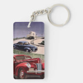 Porte-clés Voitures d'époque, Voyage sur la route des berline (Dos)
