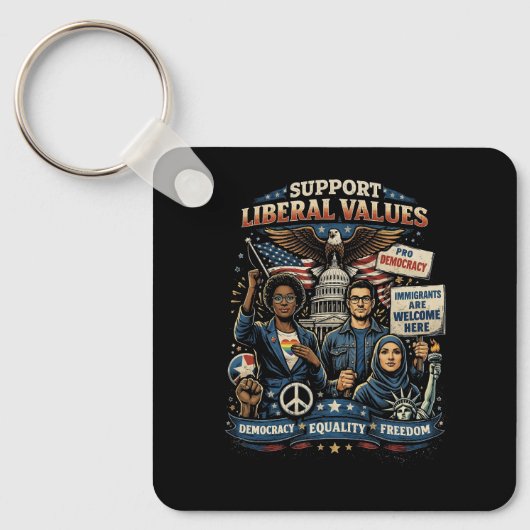 Porte-clés Voix de la Liberté (Recto)