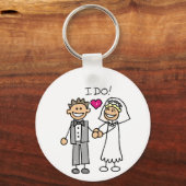 Porte-clés Voix d'échange de mariée et de chambre (Recto)