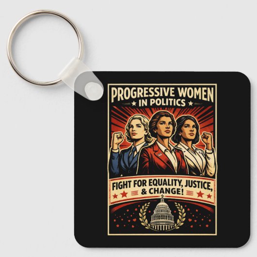 Porte-clés Voix du changement (Recto)