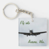Porte-clés Vol vers Aurora, Washington (Devant)